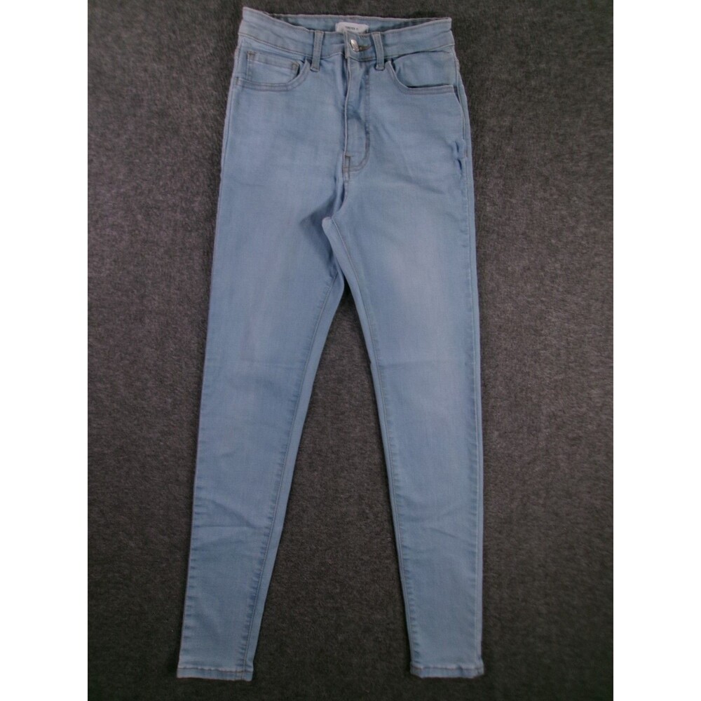 Forever 21 Jeans Women24 Blue Skinny Light Wash Capsule Causal Preppy Stretch